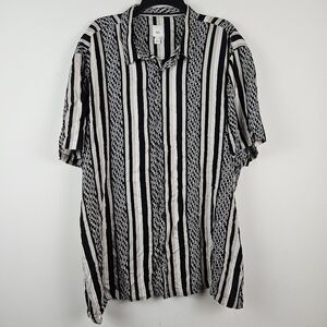 River Island Men's Short Sleeve Casual Shirt Size XXL